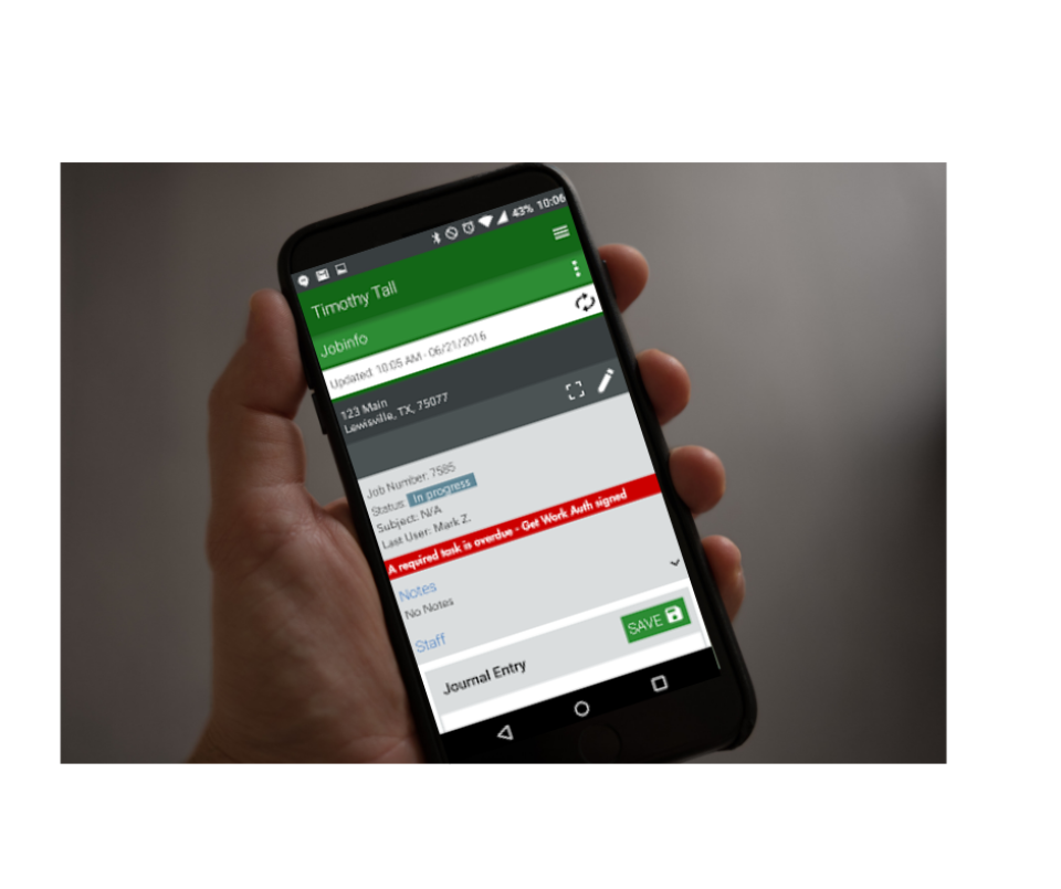 screenshot of Job Dox